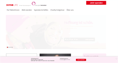 Desktop Screenshot of dkms-life.de